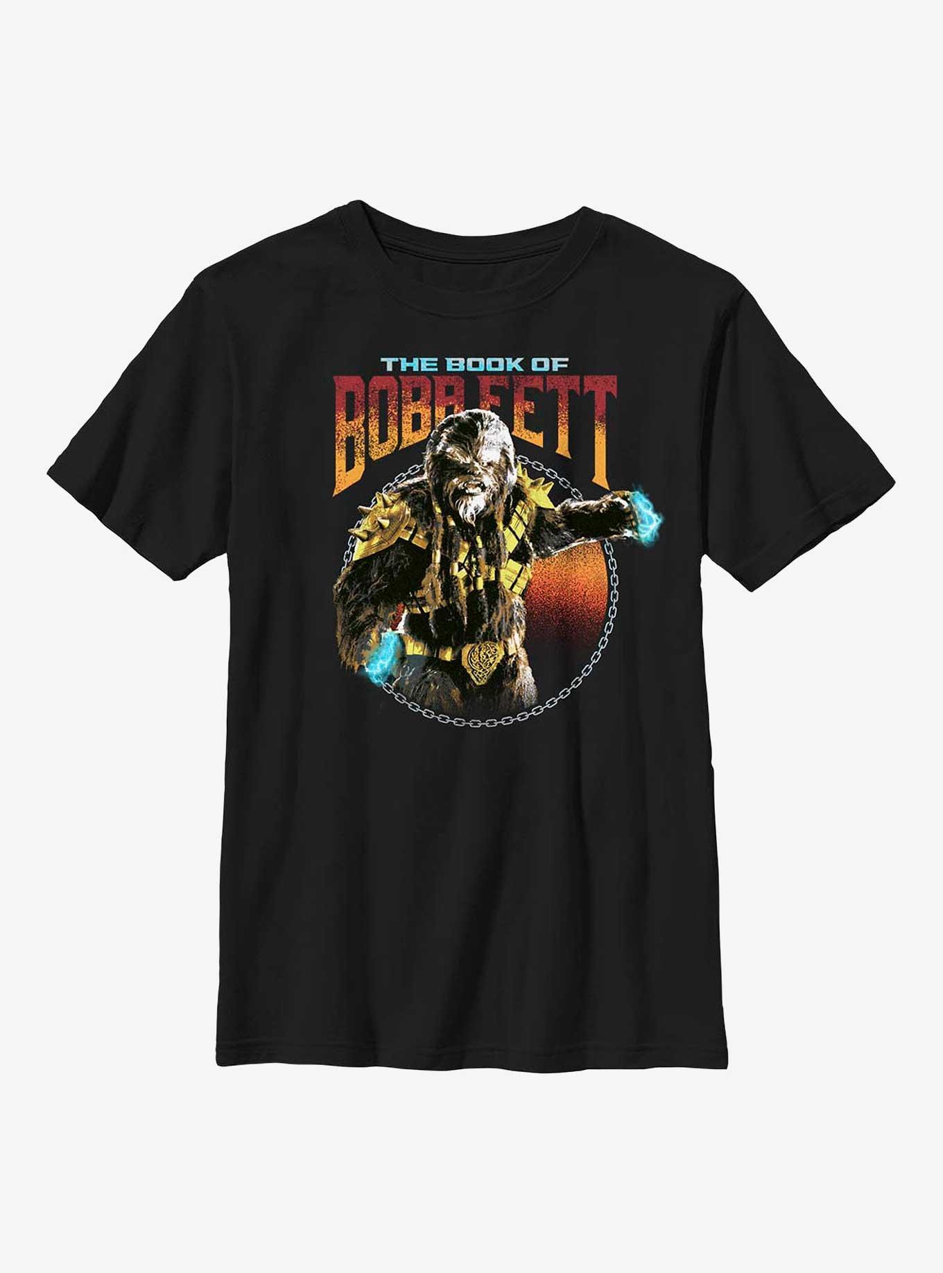 Star Wars Book Of Boba Fett Black Krrsantan Youth T-Shirt, , hi-res