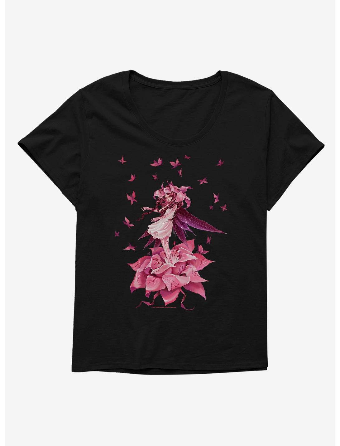 Fairies By Trick Pink Blossom Fairy Womens T-Shirt Plus Size, , hi-res