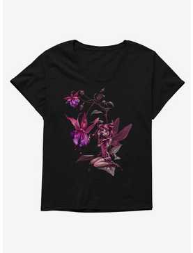Fairies By Trick Purple Flower Fairy Womens T-Shirt Plus Size, , hi-res