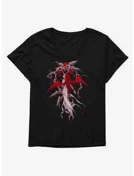 Fairies By Trick Red Rose Fairy Womens T-Shirt Plus Size, , hi-res