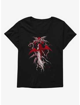 Fairies By Trick Red Rose Fairy Womens T-Shirt Plus Size, , hi-res
