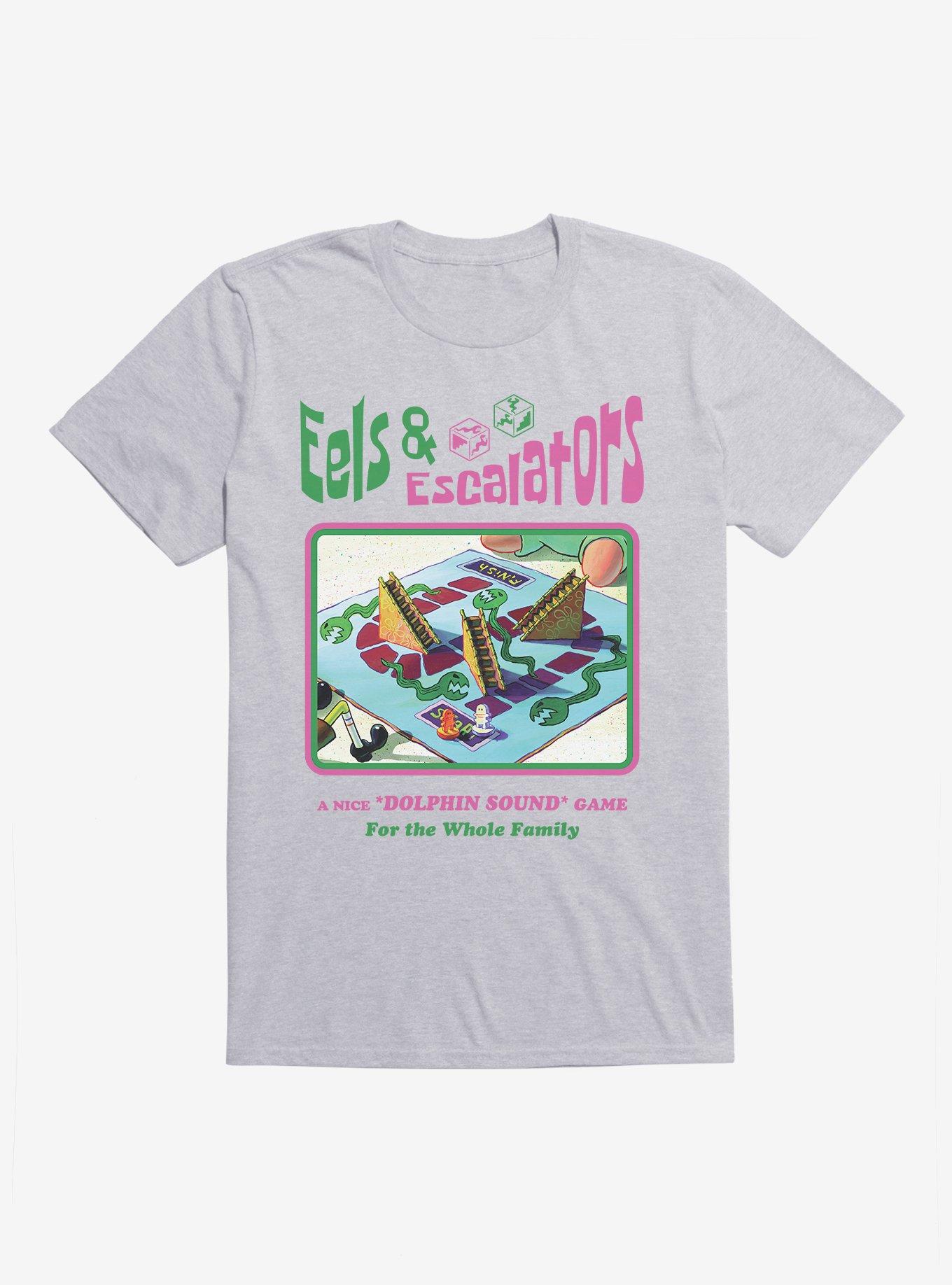 SpongeBob SquarePants Eels and Escalators Game T-Shirt | BoxLunch