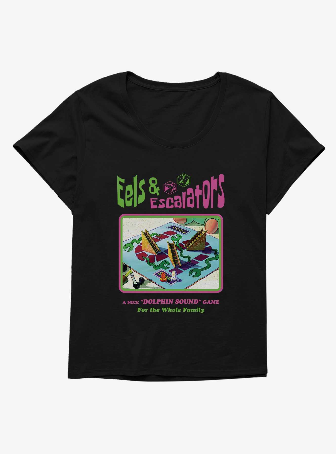 SpongeBob SquarePants Eels and Escalators Game Girls T-Shirt Plus Size, , hi-res
