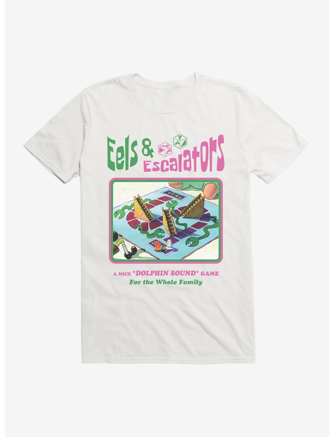 SpongeBob SquarePants Eels and Escalators Game T-Shirt, WHITE, hi-res