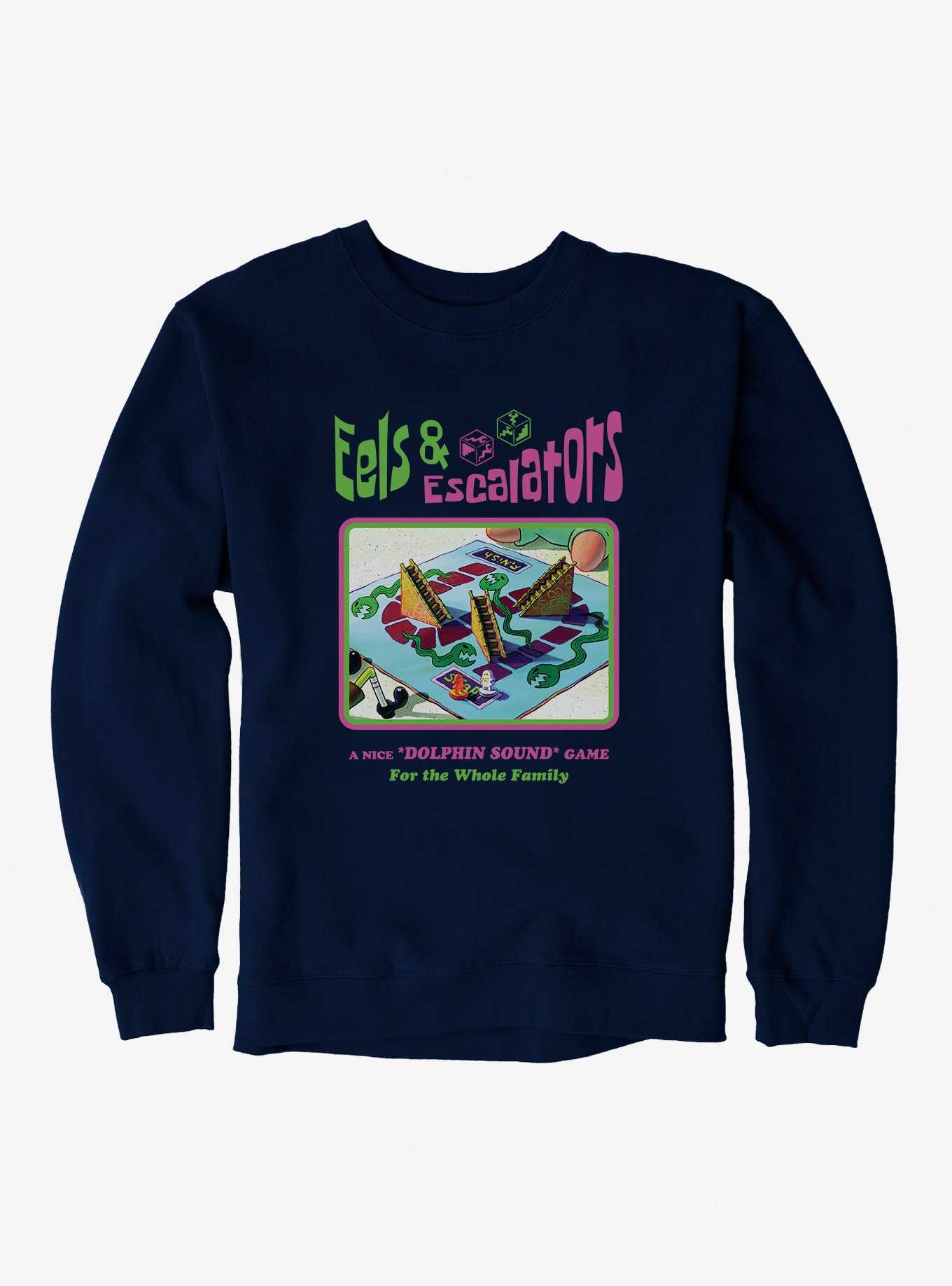SpongeBob SquarePants Eels and Escalators Game Sweatshirt, , hi-res