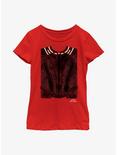 Marvel Doctor Strange Multiverse Of Madness Scarlet Witch Costume Shirt Youth Girls T-Shirt, RED, hi-res