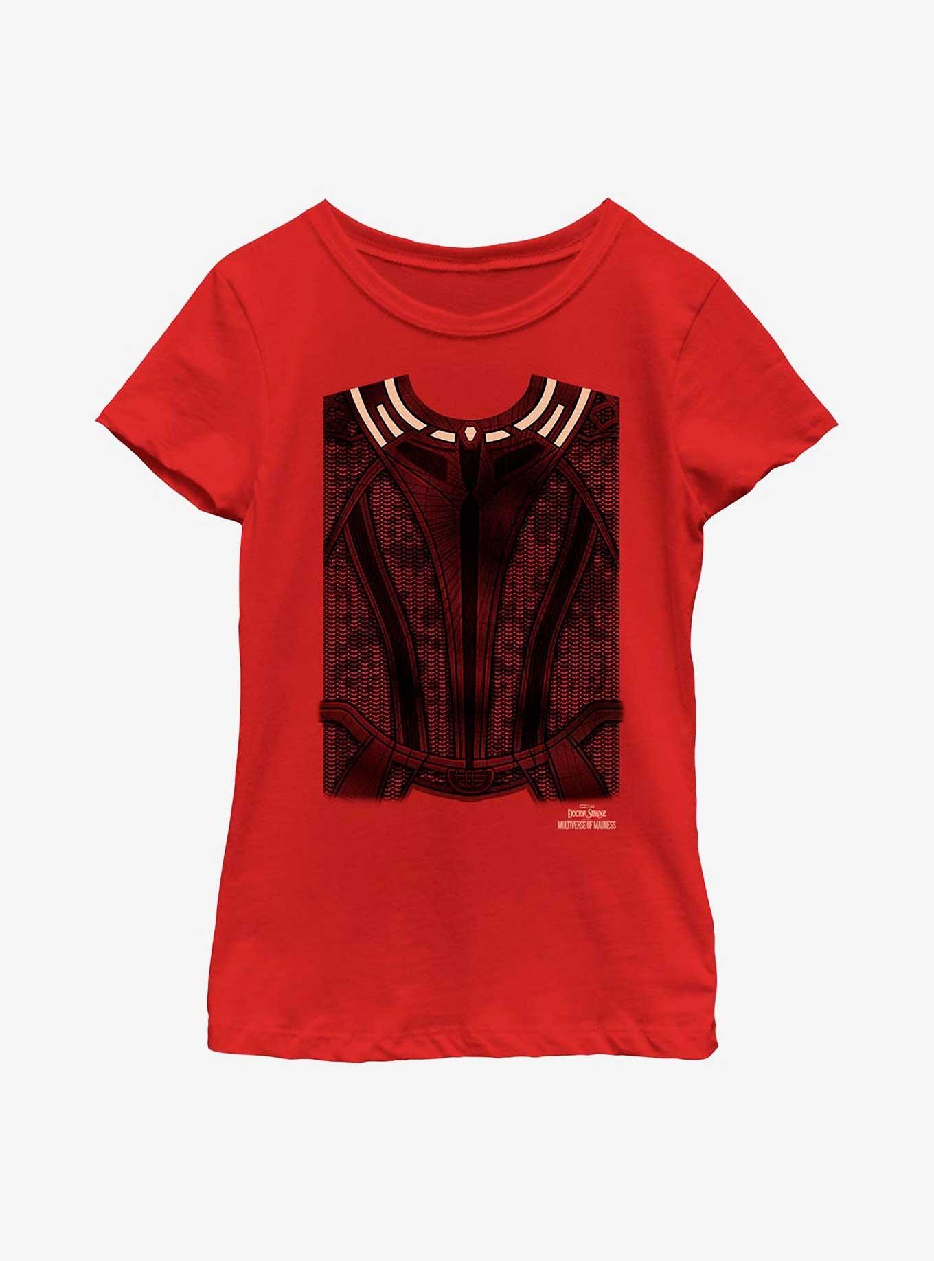 Marvel Doctor Strange Multiverse Of Madness Scarlet Witch Costume Shirt Youth Girls T-Shirt, , hi-res