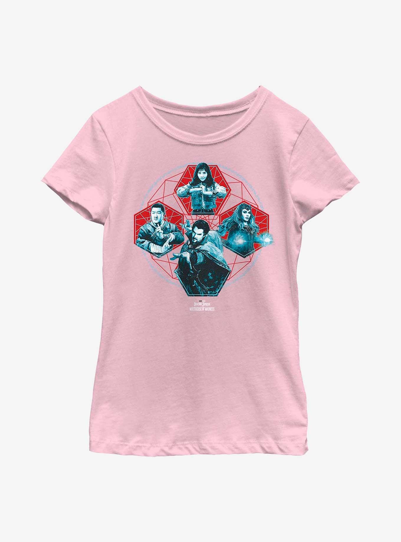 Marvel Doctor Strange Multiverse Of Madness Squad Youth Girls T-Shirt, PINK, hi-res