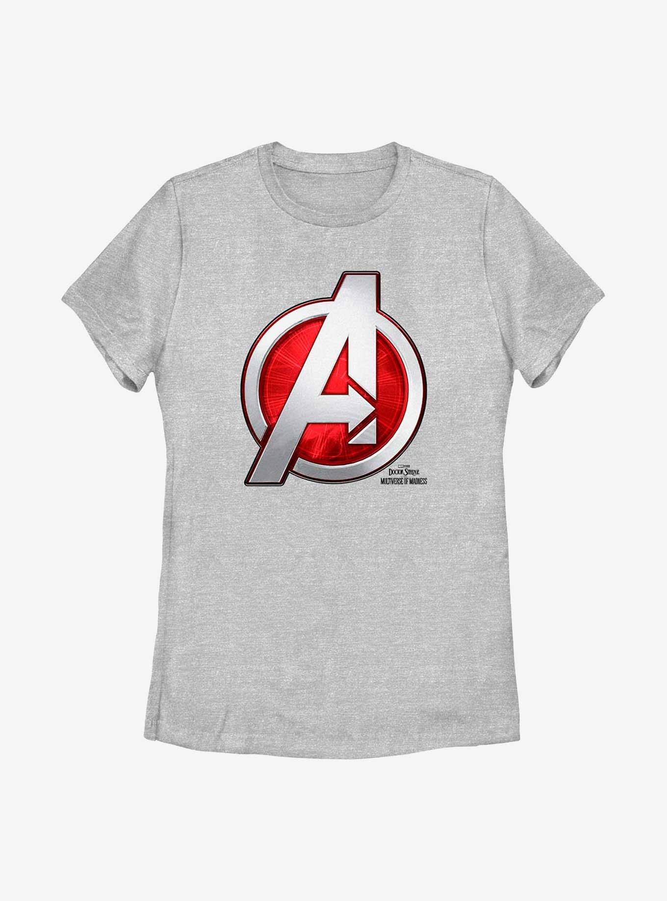 Marvel Doctor Strange Multiverse Of Madness Avengers Logo Womens T-Shirt, , hi-res