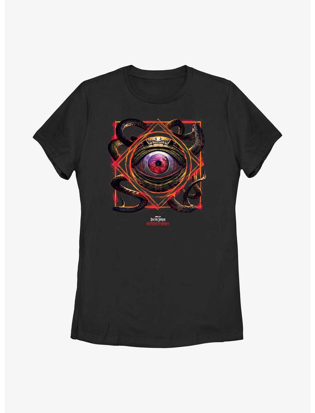 Marvel Doctor Strange Multiverse Of Madness Gargantos Eyeball Rune Womens T-Shirt, BLACK, hi-res