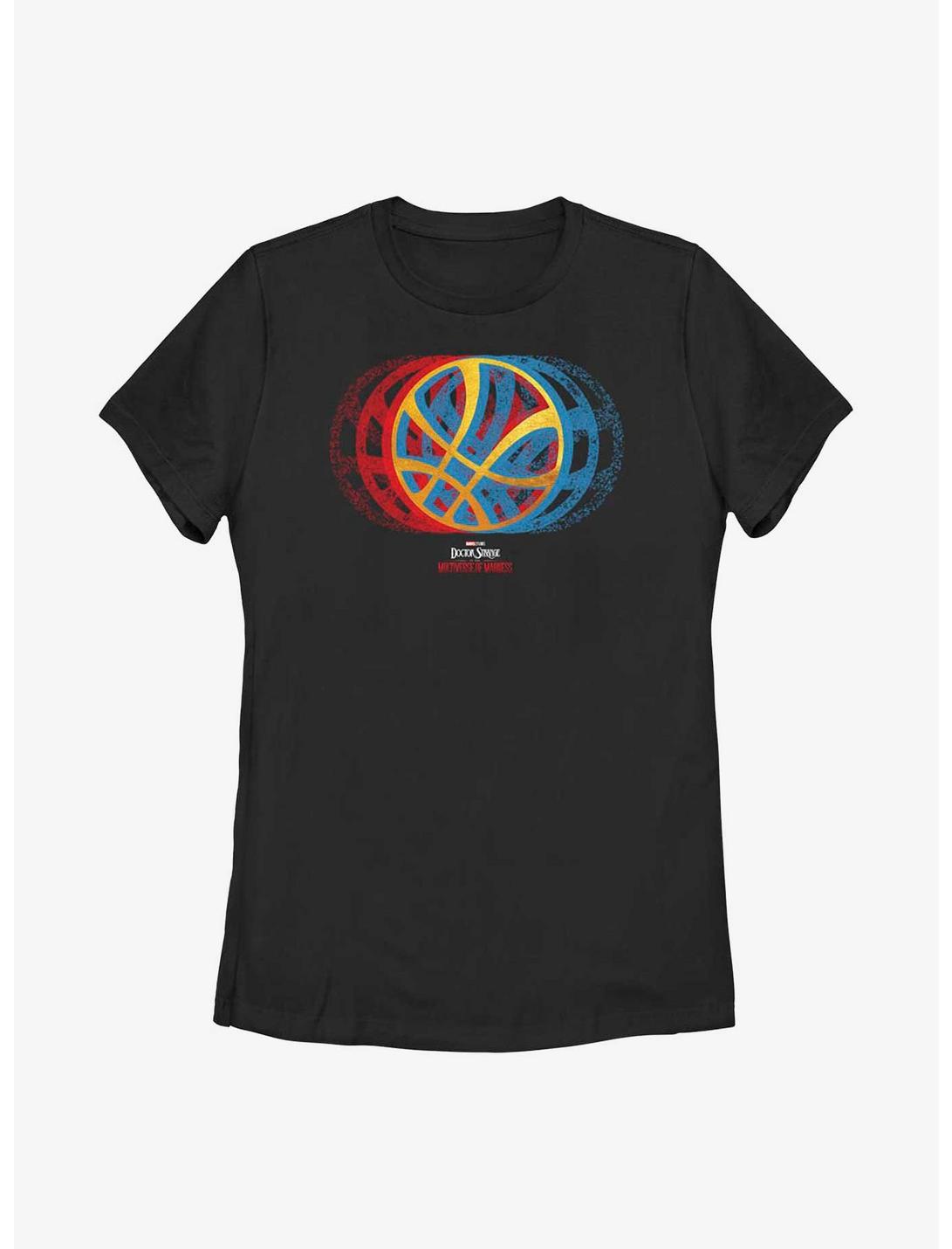 Marvel Doctor Strange Multiverse Of Madness Gradient Seal Womens T-Shirt, BLACK, hi-res