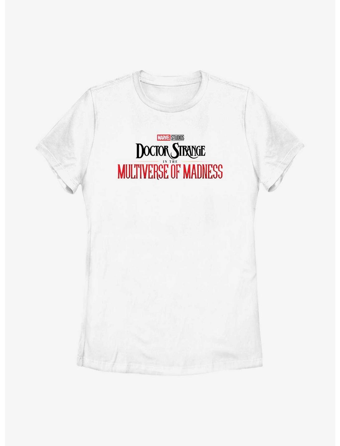 Marvel Doctor Strange Multiverse Of Madness Main Logo Womens T-Shirt, WHITE, hi-res