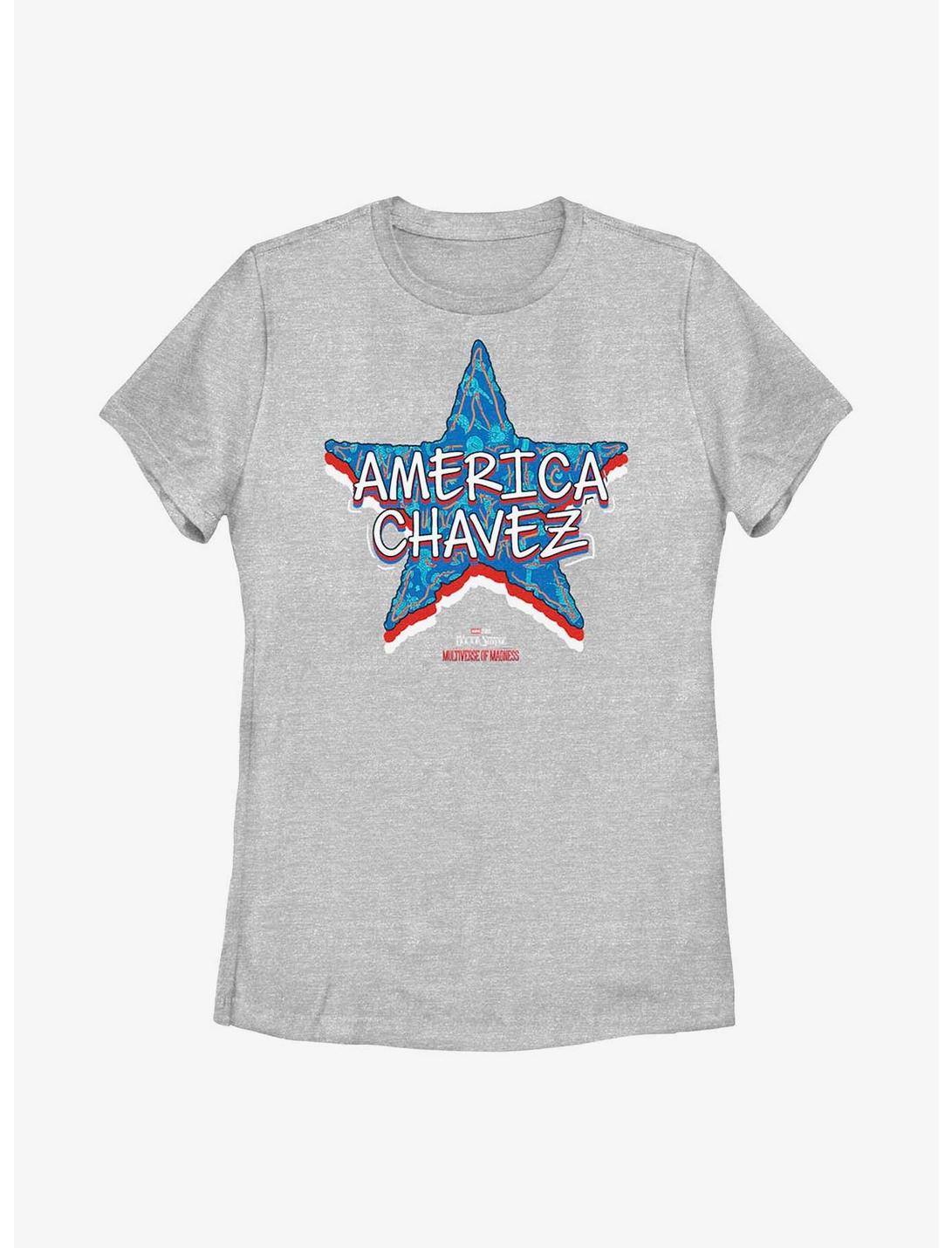 Marvel Doctor Strange Multiverse Of Madness Star America Chavez Womens T-Shirt, ATH HTR, hi-res