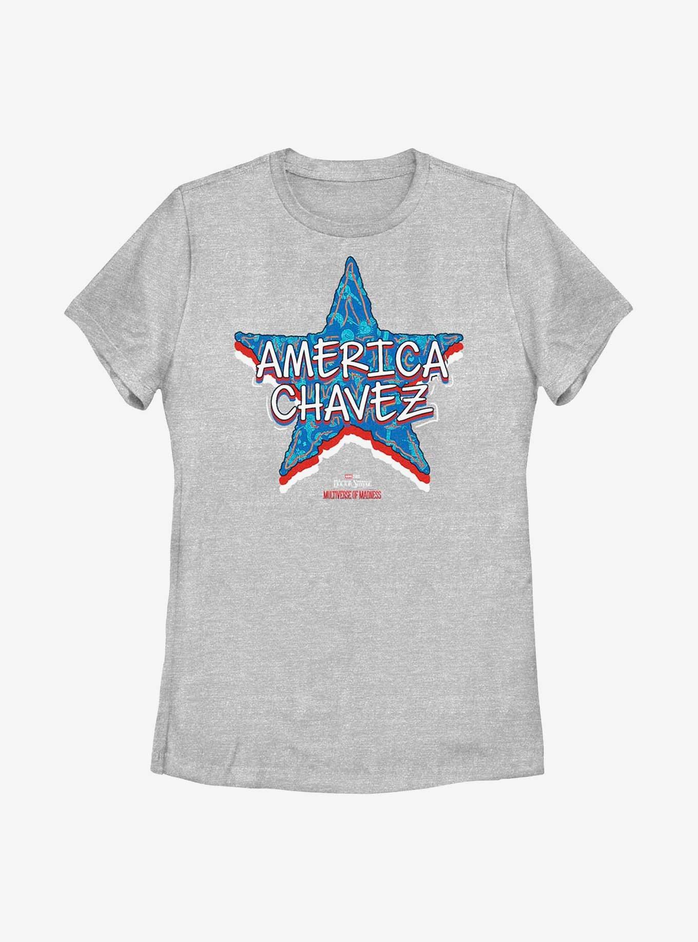 Marvel Doctor Strange Multiverse Of Madness Star America Chavez Womens T-Shirt, , hi-res