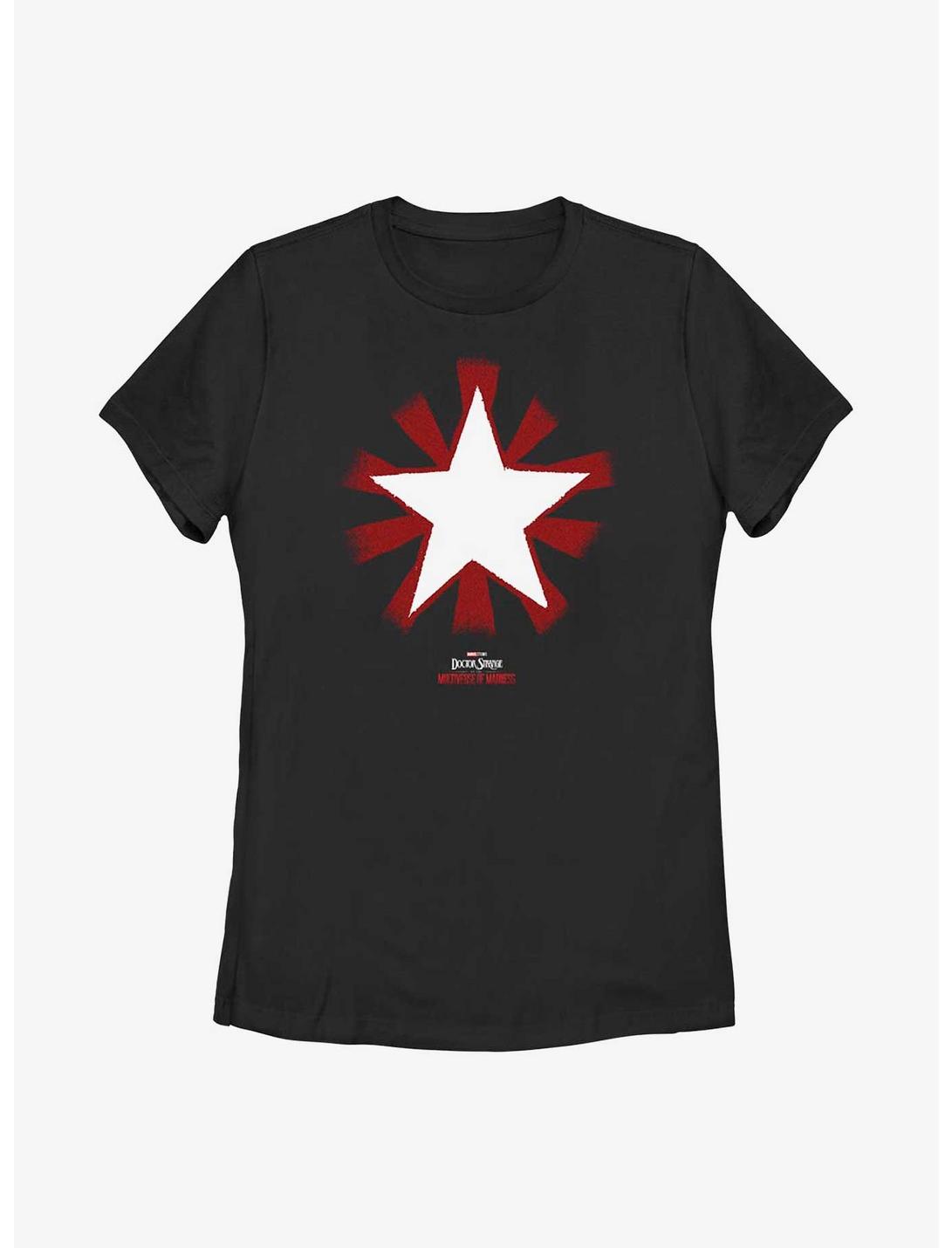Marvel Doctor Strange Multiverse Of Madness Star America Chavez Womens T-Shirt, BLACK, hi-res