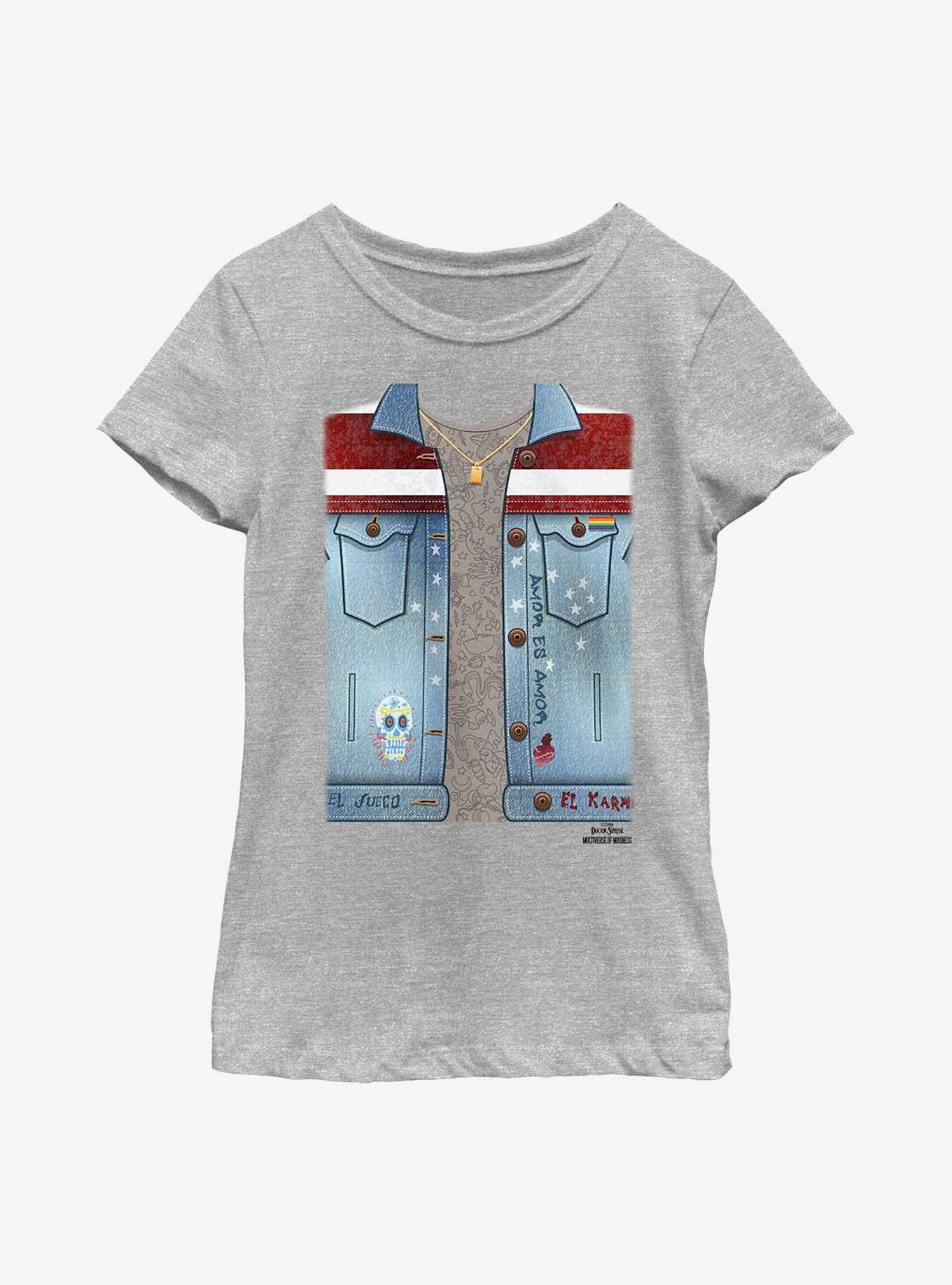 Marvel Doctor Strange Multiverse Of Madness America Chavez Costume Youth Girls T-Shirt, , hi-res