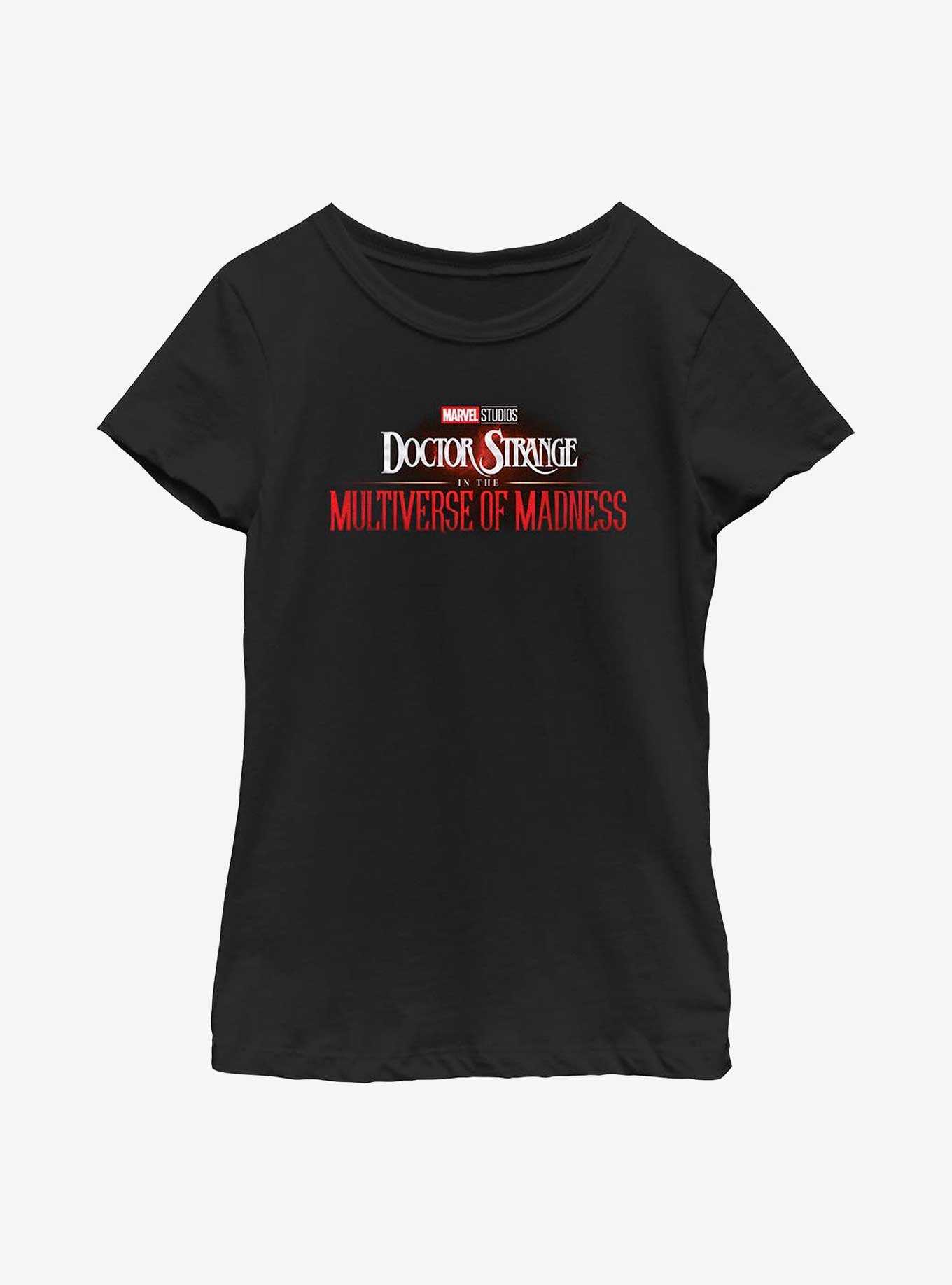 Marvel Doctor Strange Multiverse Of Madness Comic Logo Youth Girls T-Shirt, , hi-res