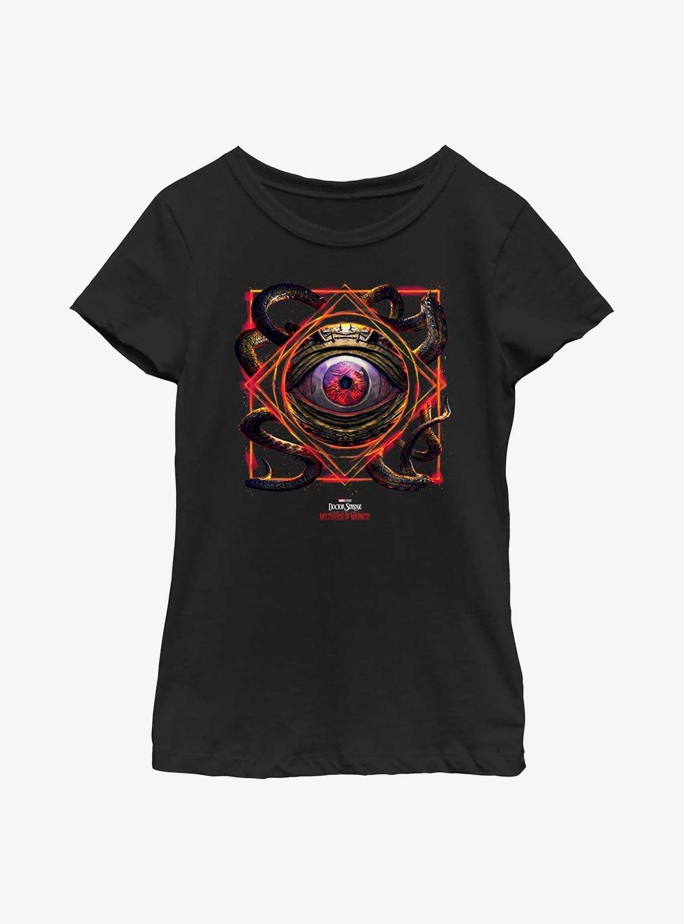 Marvel Doctor Strange Multiverse Of Madness Gargantos Eyeball Rune Youth Girls T-Shirt, , hi-res