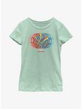 Marvel Doctor Strange Multiverse Of Madness Gradient Seal Youth Girls T-Shirt, MINT, hi-res