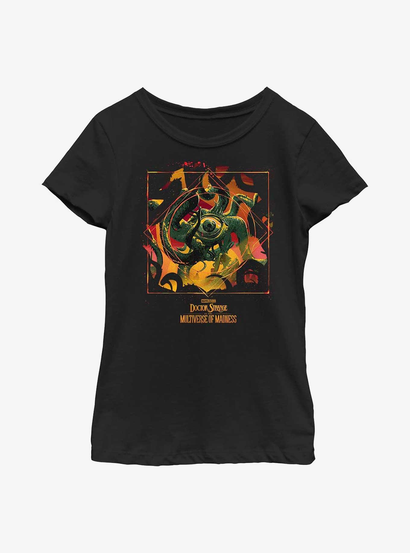 Marvel Doctor Strange Multiverse Of Madness Out Of The Void Youth Girls T-Shirt, BLACK, hi-res