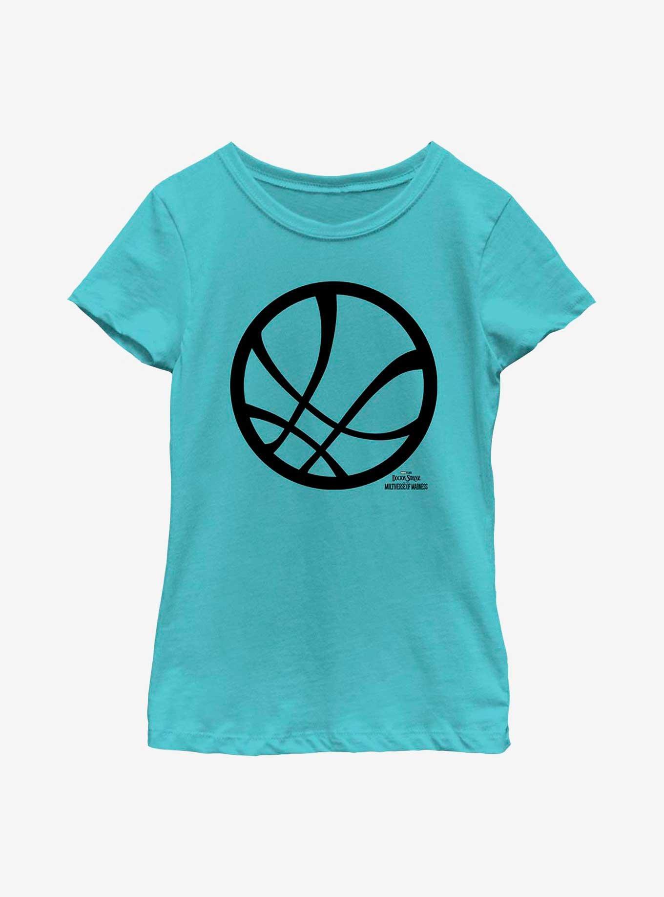 Marvel Doctor Strange Multiverse Of Madness Sanctum Sanctorum Logo Youth Girls T-Shirt, , hi-res