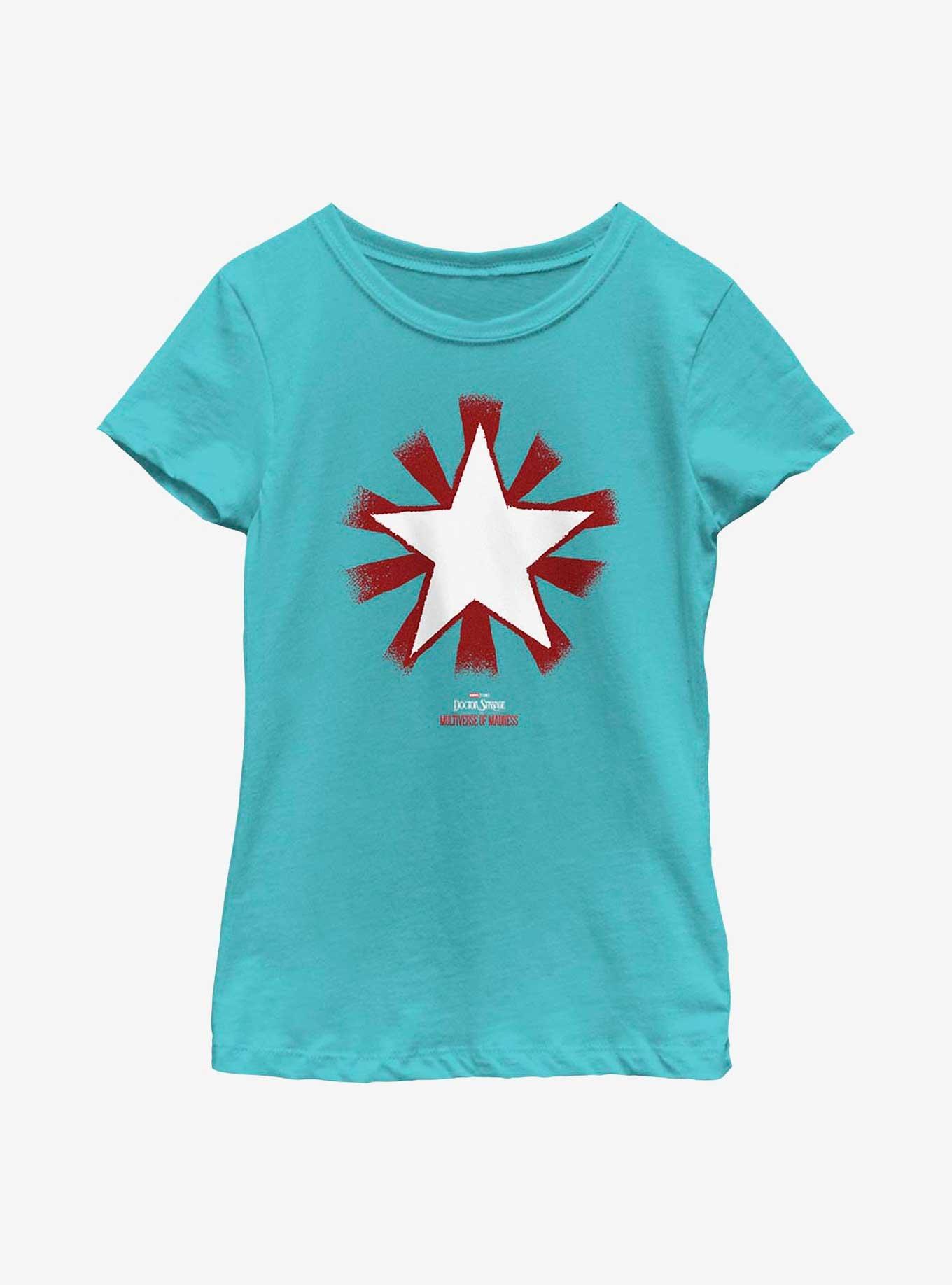 Marvel Doctor Strange Multiverse Of Madness Star America Chavez Youth Girls T-Shirt, , hi-res