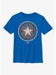 Marvel Doctor Strange Multiverse Of Madness America Chavez Badge Youth T-Shirt, ROYAL, hi-res