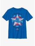 Marvel Doctor Strange Multiverse Of Madness America Chavez Logo Youth T-Shirt, ROYAL, hi-res