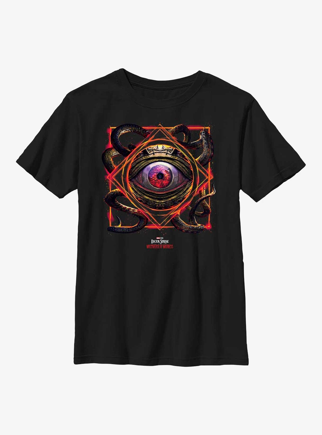 Marvel Doctor Strange Multiverse Of Madness Gargantos Eyeball Rune Youth T-Shirt, , hi-res