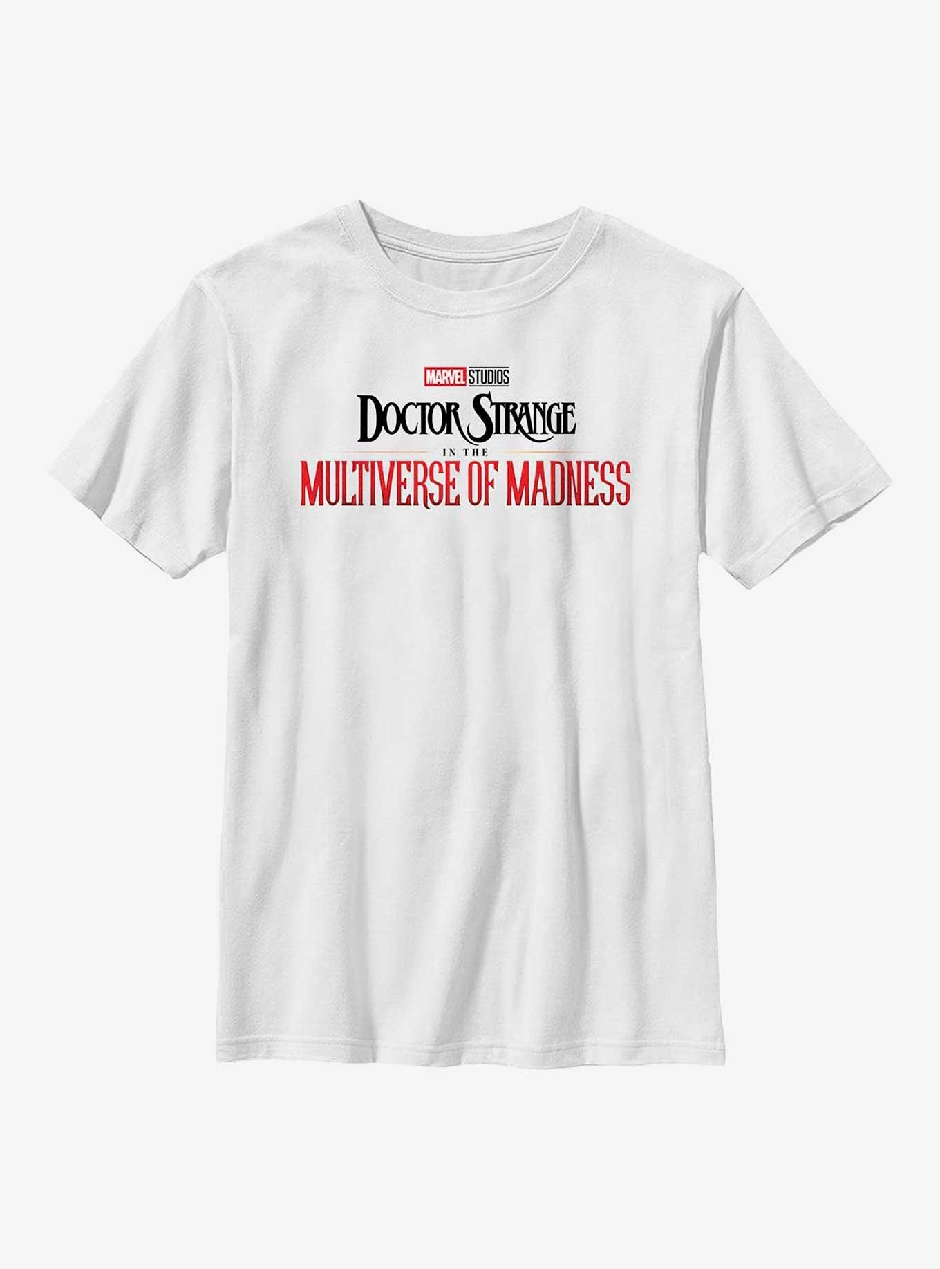Marvel Doctor Strange Multiverse Of Madness Main Logo Youth T-Shirt, , hi-res
