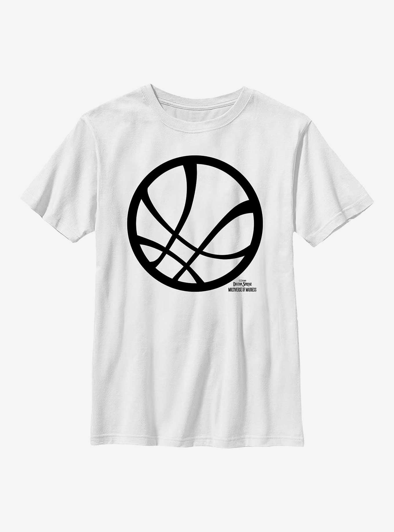 Marvel Doctor Strange Multiverse Of Madness Sanctum Sanctorum Logo Youth T-Shirt, , hi-res