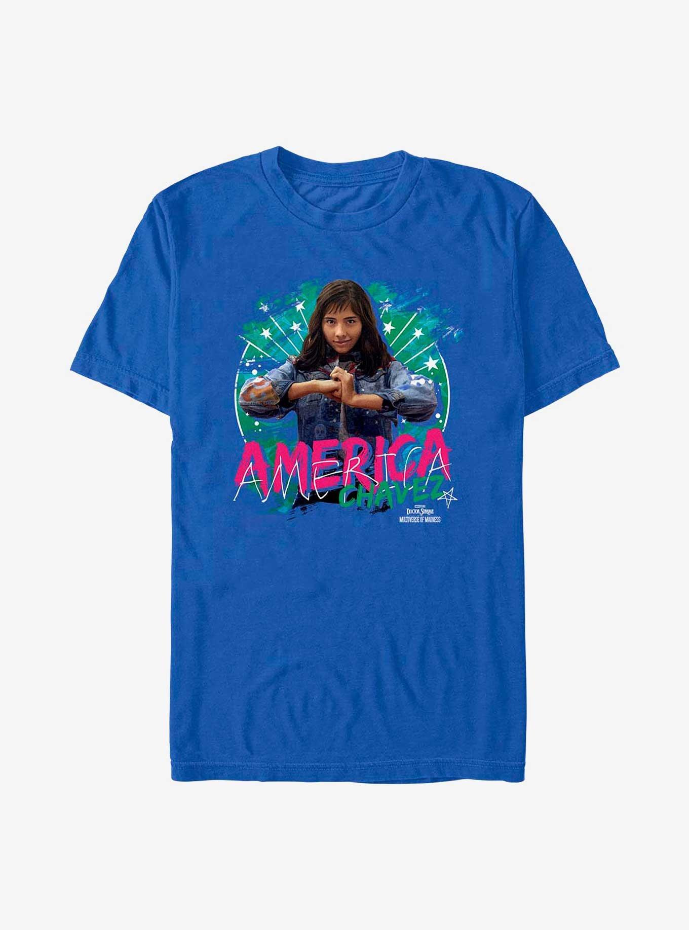 Marvel Doctor Strange Multiverse Of Madness America Chavez Hero Graphic T-Shirt, , hi-res