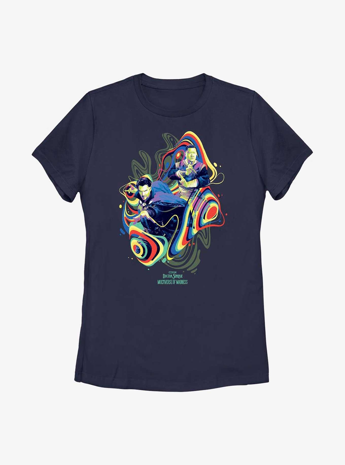 Marvel Doctor Strange Multiverse Of Madness Groovy Dr. Strange & Wong Womens T-Shirt, , hi-res
