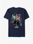 Marvel Doctor Strange Multiverse Of Madness Scarlet Witch Magic Glitch T-Shirt, NAVY, hi-res
