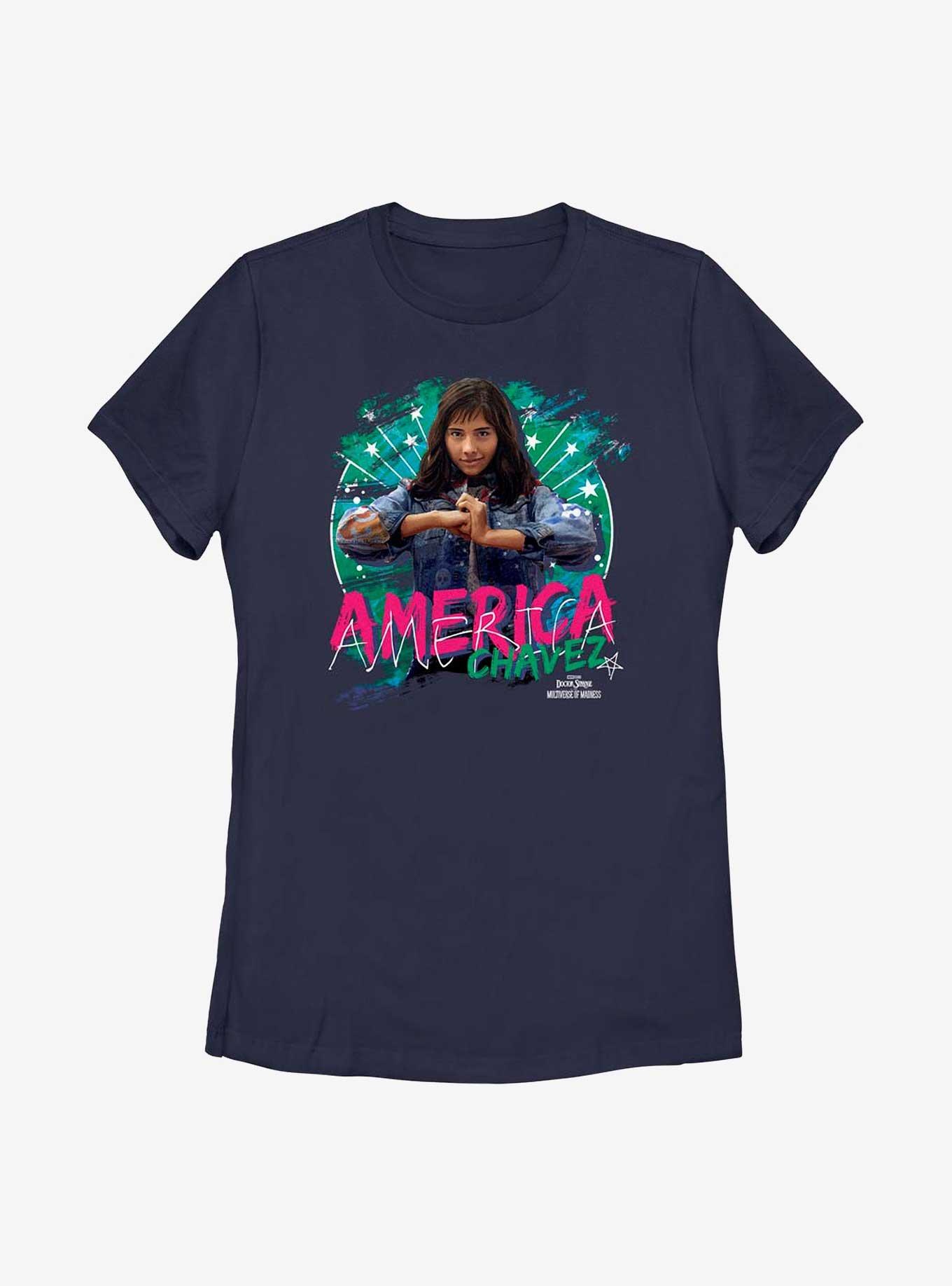 Marvel Doctor Strange Multiverse Of Madness America Chavez Hero Graphic Womens T-Shirt, , hi-res