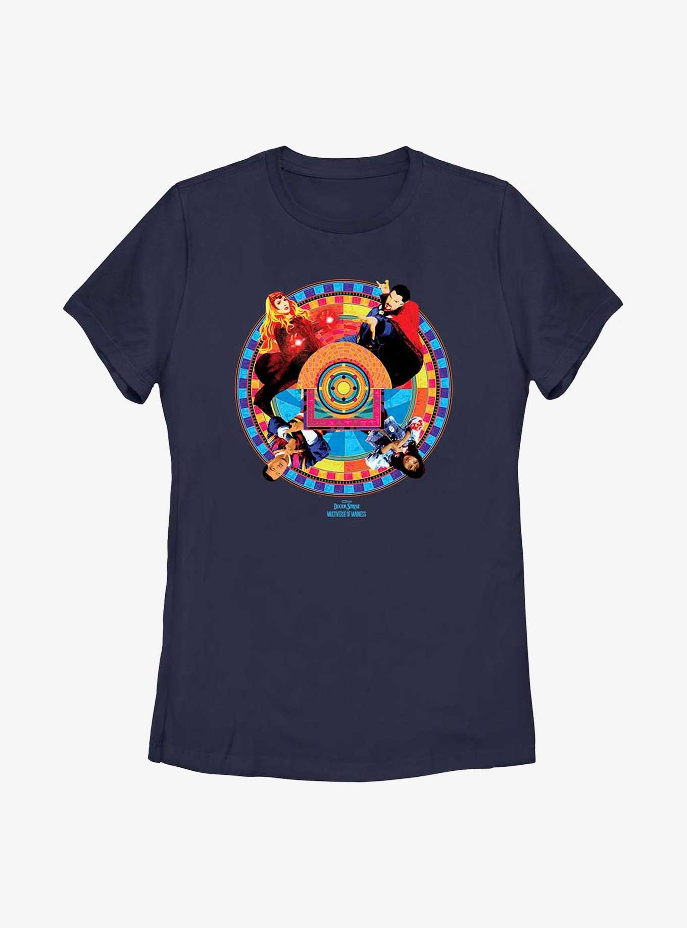 Marvel Doctor Strange Multiverse Of Madness Group Circle Badge Womens T-Shirt, , hi-res