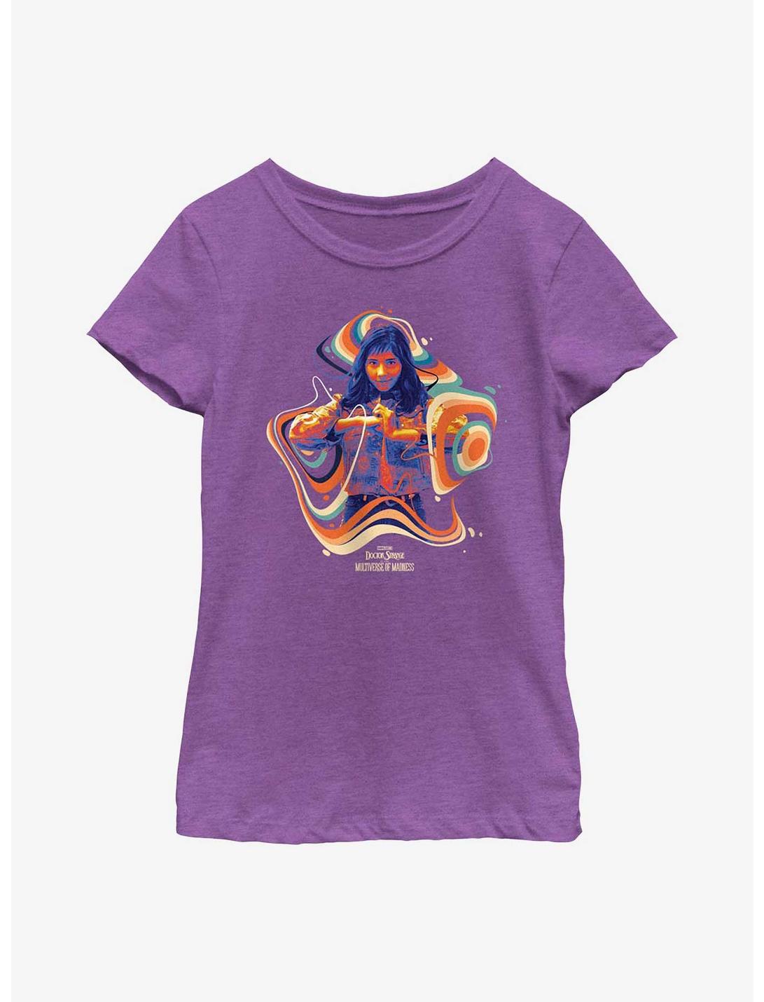 Marvel Doctor Strange Multiverse Of Madness Chavez Groovy Youth Girls T-Shirt, PURPLE BERRY, hi-res