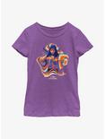 Marvel Doctor Strange Multiverse Of Madness Chavez Groovy Youth Girls T-Shirt, PURPLE BERRY, hi-res