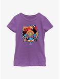 Marvel Doctor Strange Multiverse Of Madness Group Circle Badge Youth Girls T-Shirt, PURPLE BERRY, hi-res