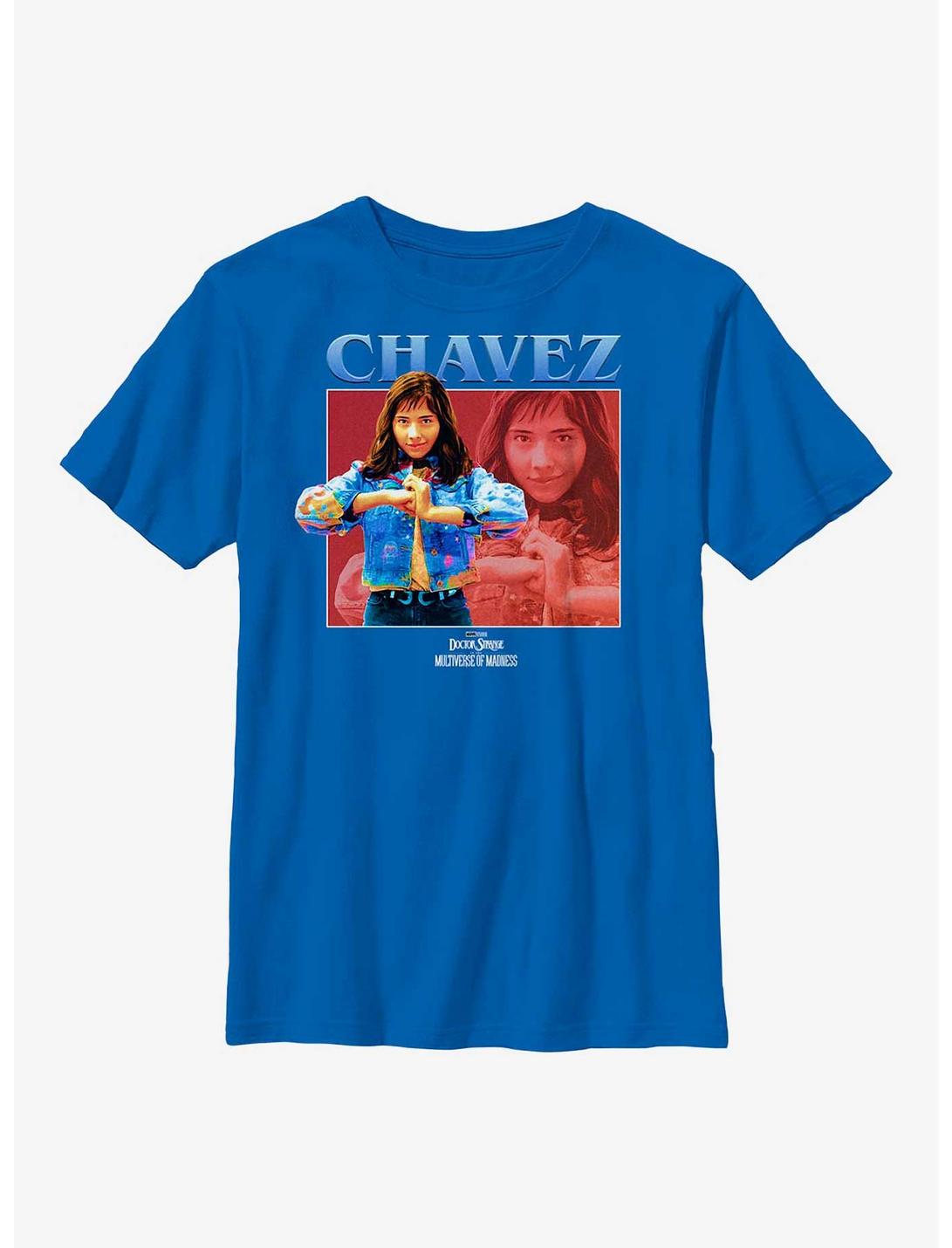 Marvel Doctor Strange Multiverse Of Madness Chavez Square Youth T-Shirt, ROYAL, hi-res