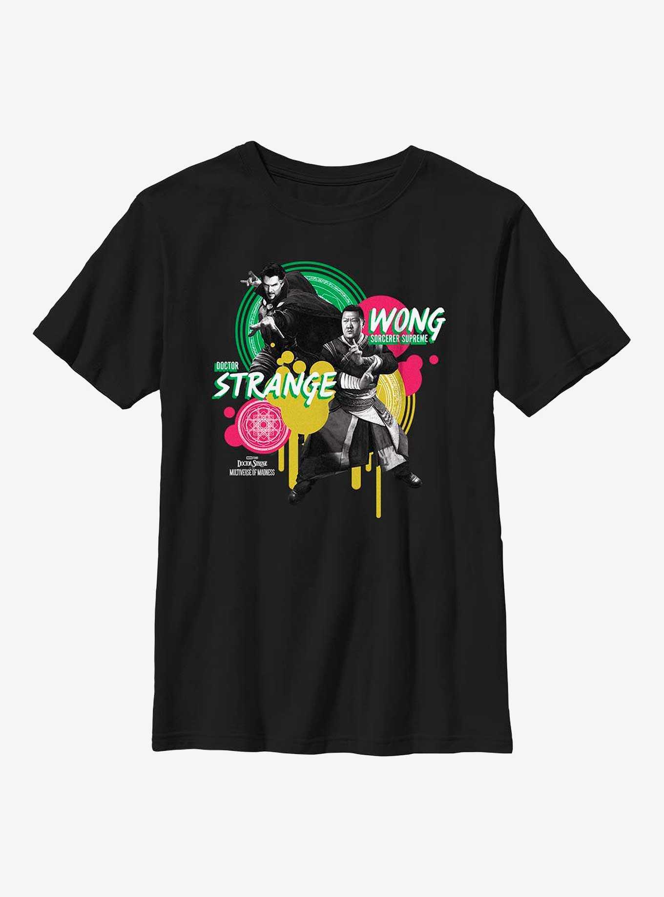 Marvel Doctor Strange Multiverse Of Madness Dr. Strange & Wong Graphic Youth T-Shirt, , hi-res