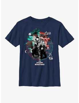 Marvel Doctor Strange Multiverse Of Madness Scarlet Witch Magic Glitch Youth T-Shirt, , hi-res