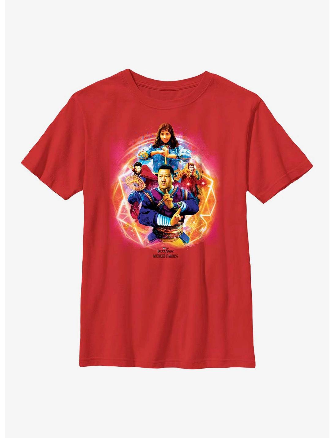 Marvel Doctor Strange Multiverse Of Madness Strong Youth T-Shirt, RED, hi-res