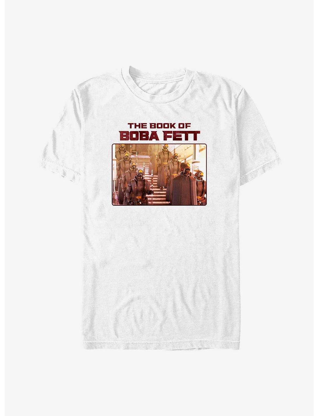 Star Wars The Book Of Boba Fett Take Cover T-Shirt, WHITE, hi-res