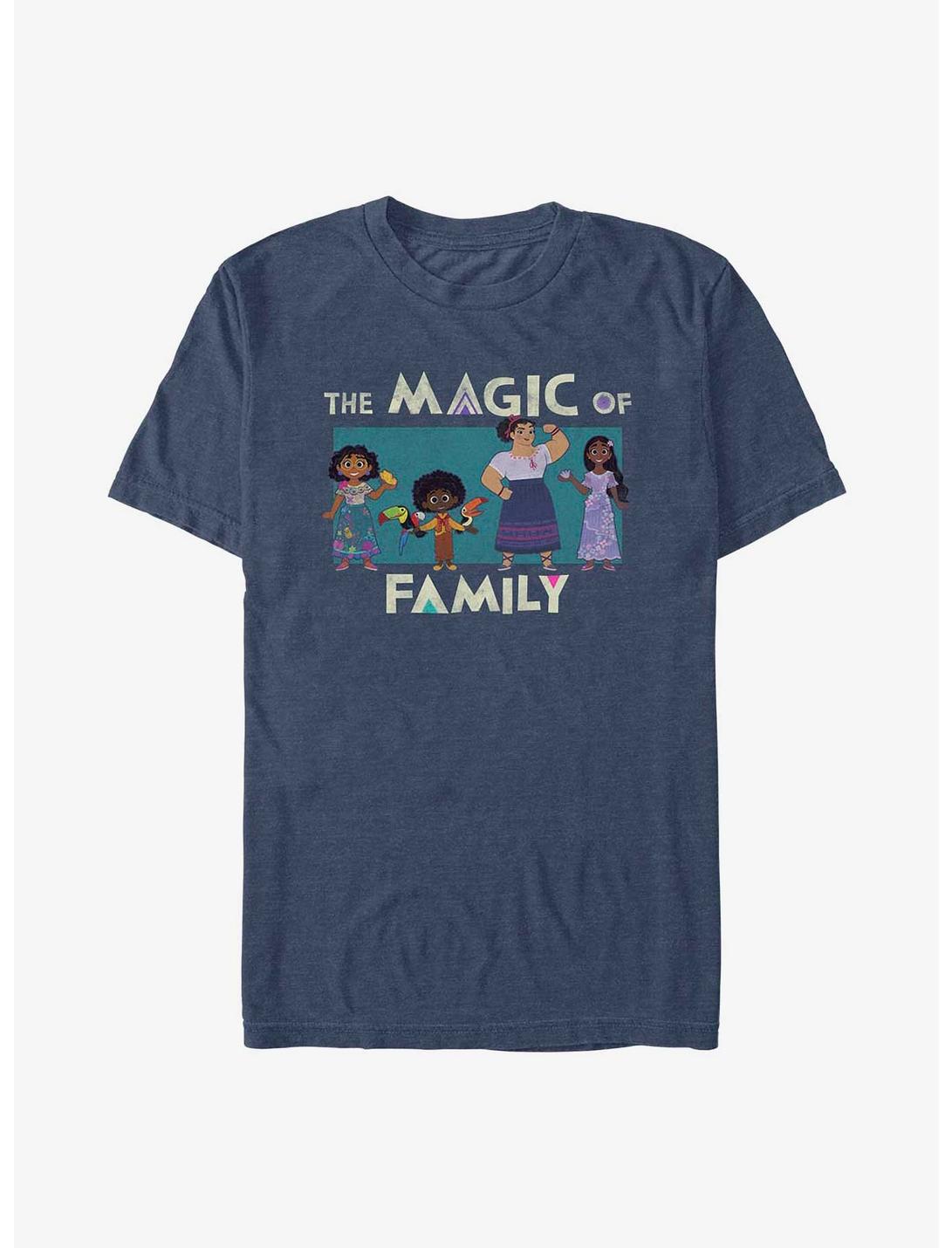 Disney Encanto The Magic Of Family T-Shirt, NAVY HTR, hi-res