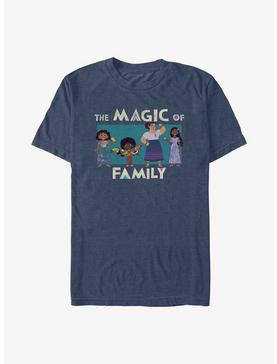 Disney Encanto The Magic Of Family T-Shirt, NAVY HTR, hi-res