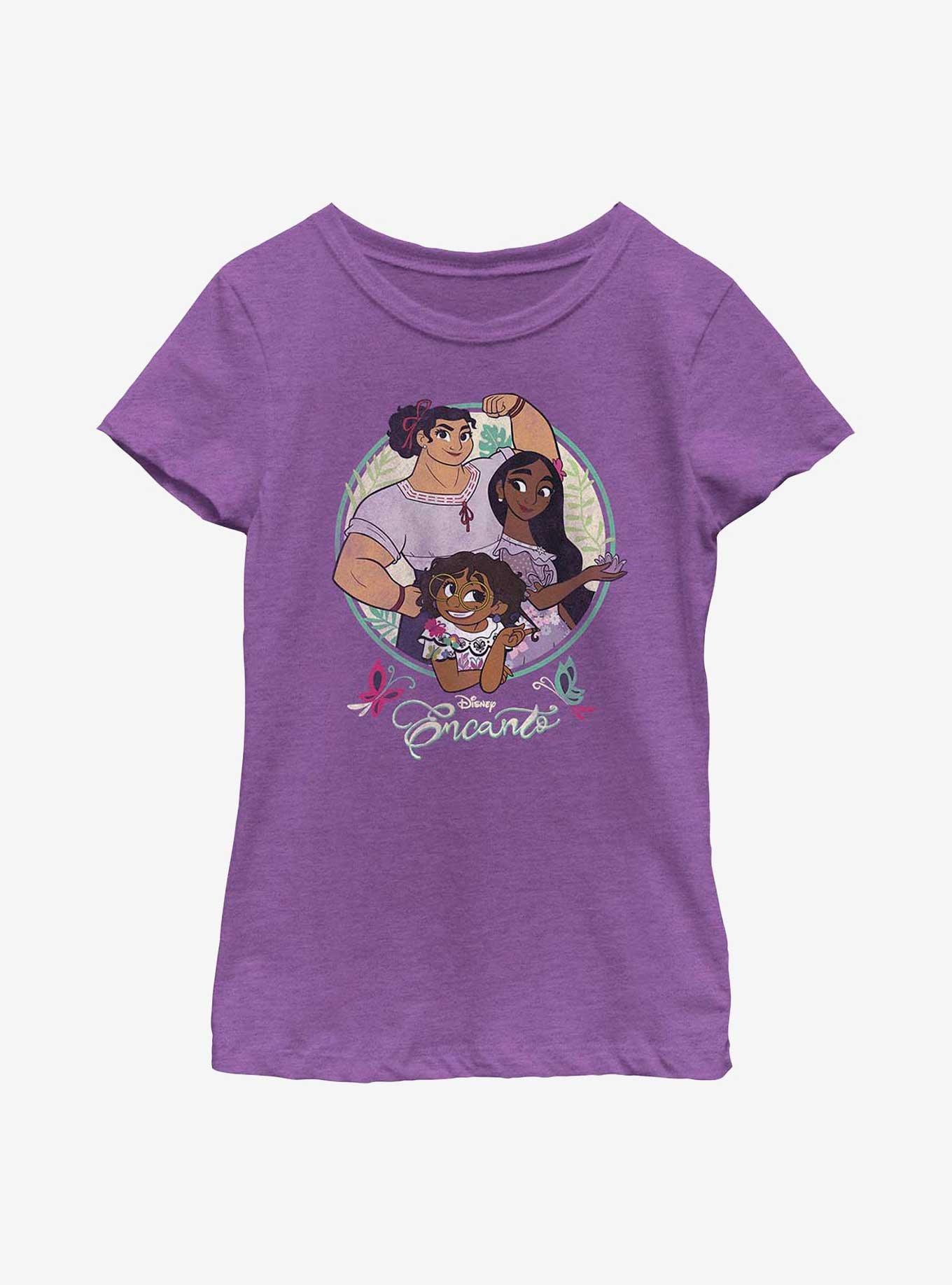 Disney Encanto Sisters Youth Girls T-Shirt, PURPLE BERRY, hi-res