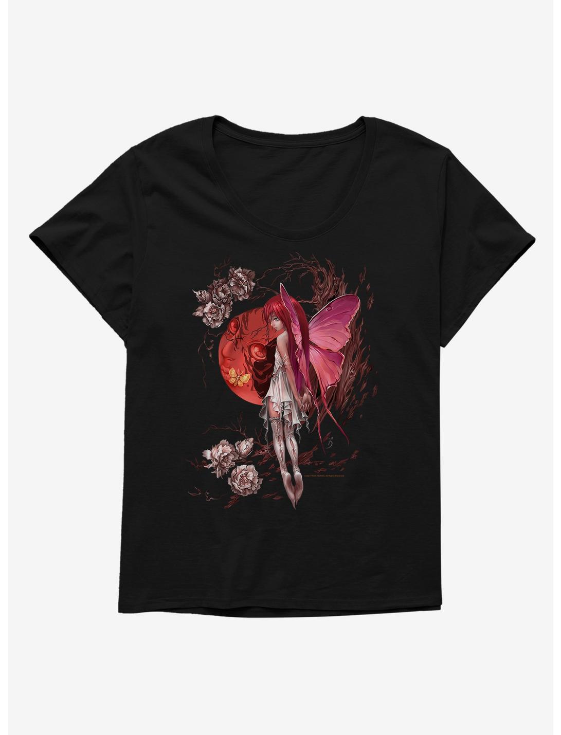 Fairies By Trick Red Moon Fairy Womens T-Shirt Plus Size, , hi-res