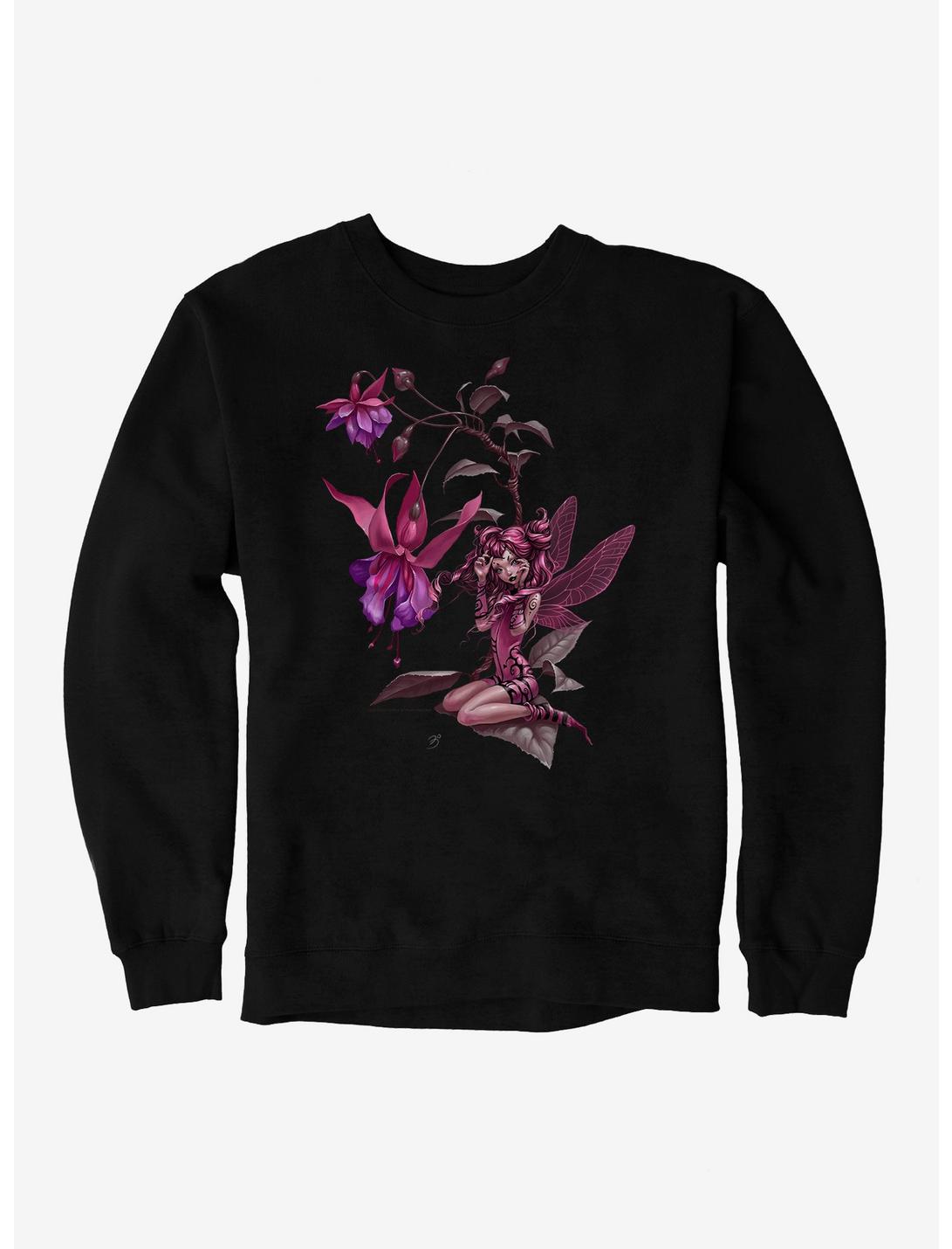 Fairies By Trick Purple Flower Fairy Sweatshirt, , hi-res