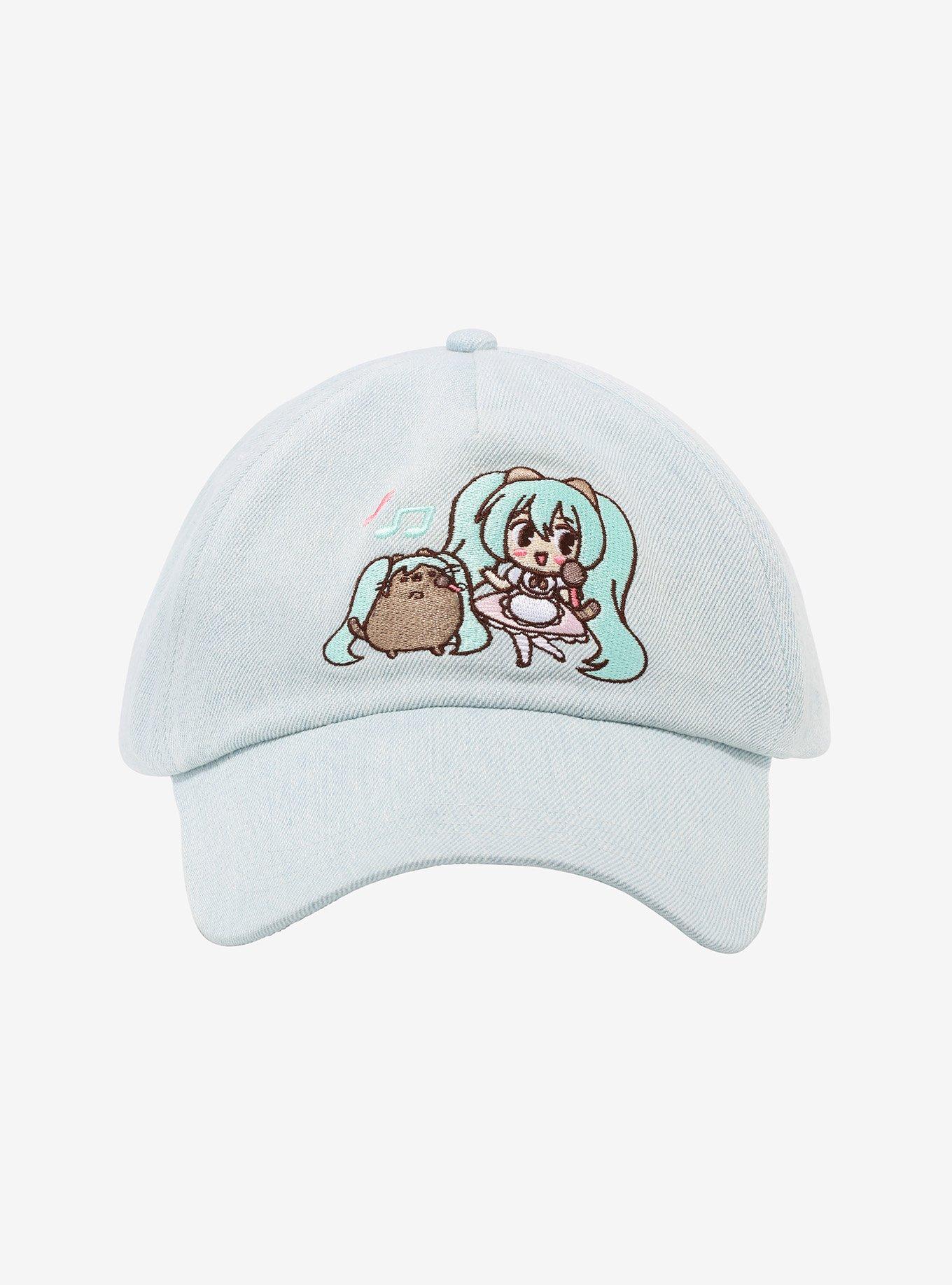 Hatsune Miku X Pusheen Pastel Dad Cap, , hi-res
